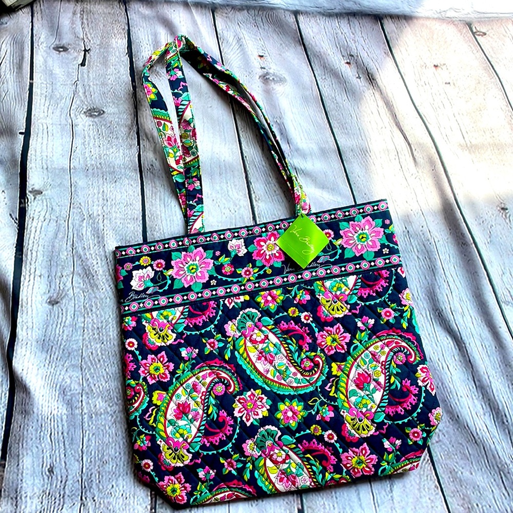 NWT Vera Bradley Petal Paisley Tote - Great Teacher Bag